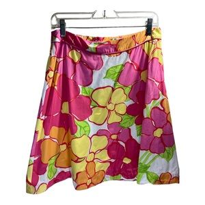White Label Lilly Pulitzer Hibiscus Skirt